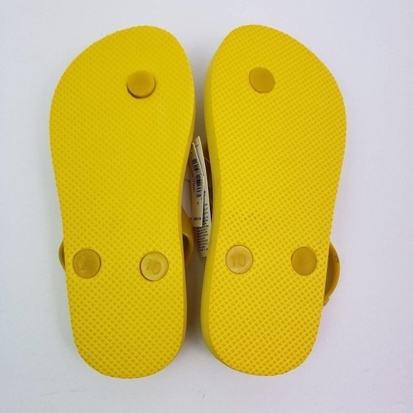 Old Navy Toddler Girls Size 10 Yellow Slip On Heel Strap Thong Flip Flop Sandals - Picture 5 of 5